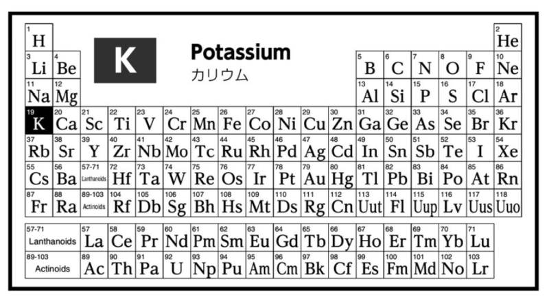 植物の灰という名の元素カリウム K 旧約聖書の時代から利用されてきた