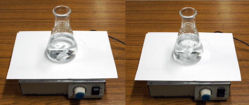 攪拌棒 白色マグネチックスターラーバー 実験室での攪拌ソリューションの科学研究の使用